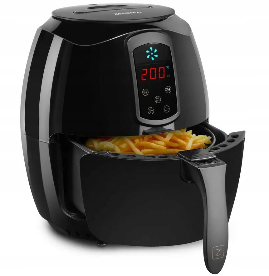 Karšto oro gruzdintuvė Zeegma Knapper 1400W, dubuo 3,2L ir krepšelis 2,6L