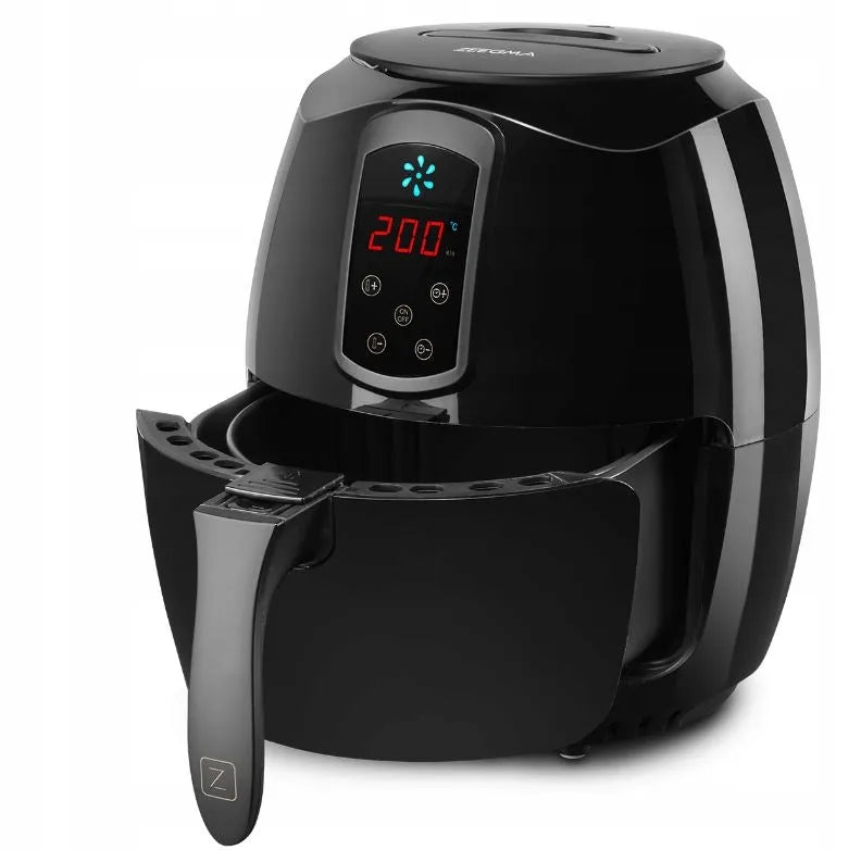 Karšto oro gruzdintuvė Zeegma Knapper 1400W, dubuo 3,2L ir krepšelis 2,6L