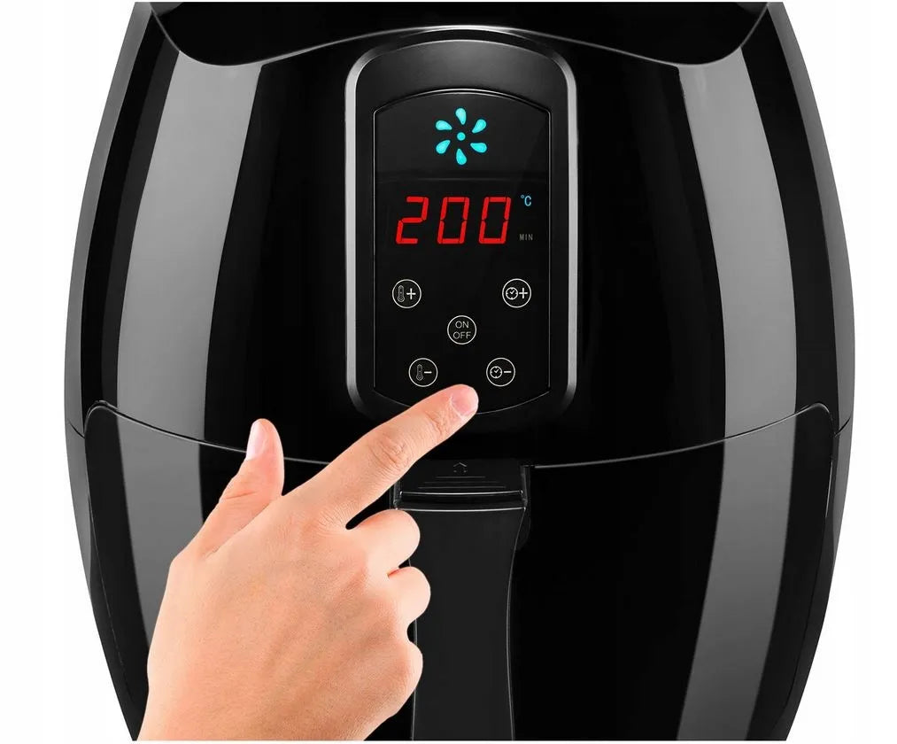 Karšto oro gruzdintuvė Zeegma Knapper 1400W, dubuo 3,2L ir krepšelis 2,6L