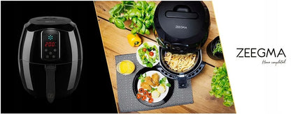 Karšto oro gruzdintuvė Zeegma Knapper 1400W, dubuo 3,2L ir krepšelis 2,6L
