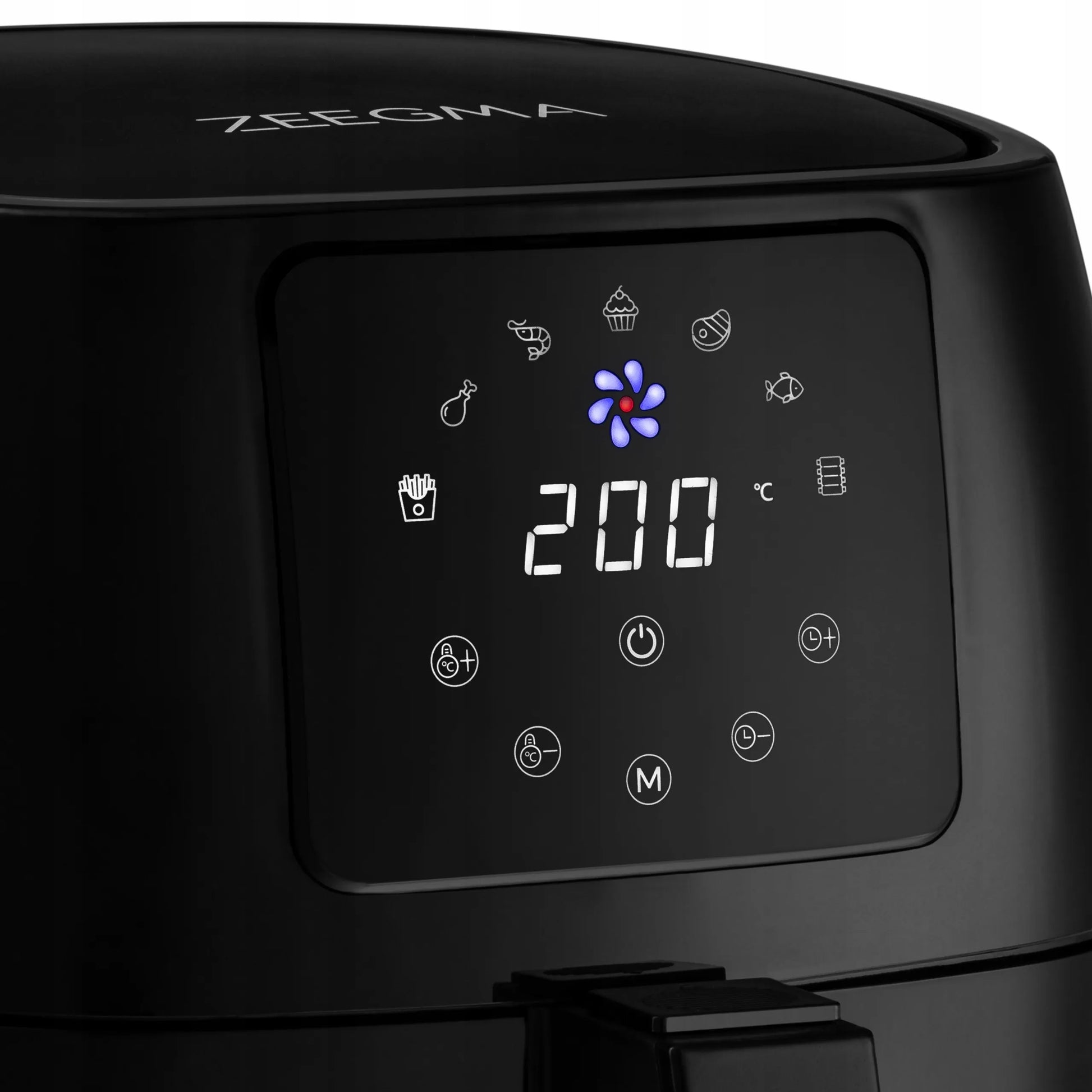 Karšto oro gruzdintuvė Zeegma Knapper Pro, 4,5 l, 1400 W, LCD ekranas