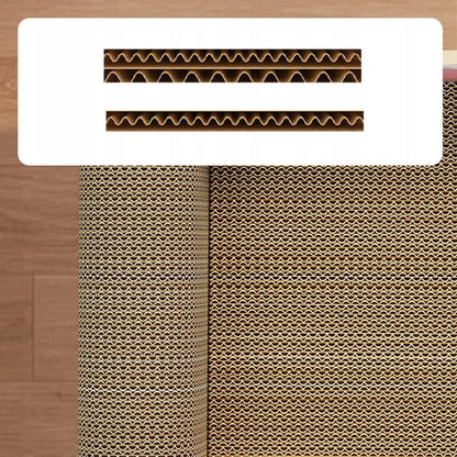 Kartoninė draskyklė katėms, gultas, sofa 60x27x33cm