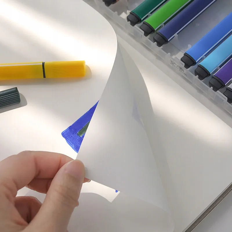 KD Art Studio A4 eskizų bloknotas vaikams, piešimui ir žymekliams, spiralinis