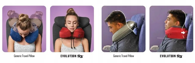 Kelioninė kaklo pagalvė Cabeau Evolution S3, juoda