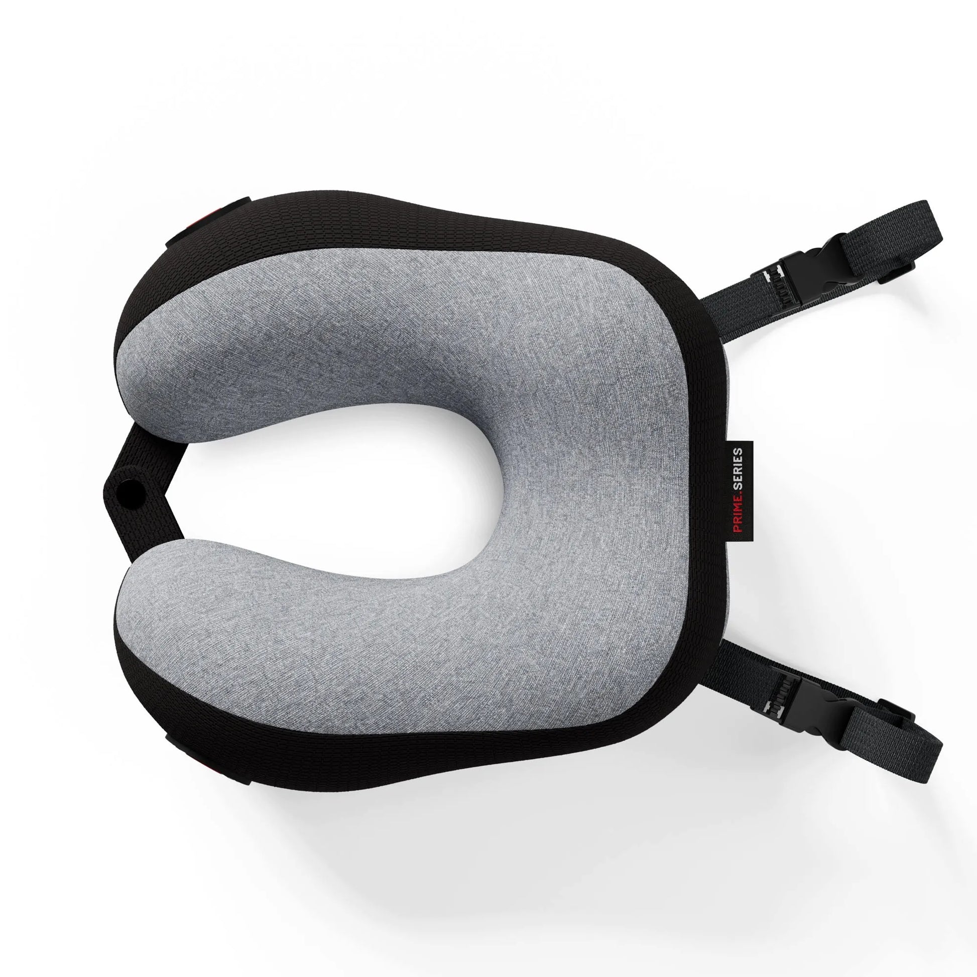 Kelioninė kaklo pagalvė lėktuvui pilka-juoda Diablo TRAVEL PILLOW