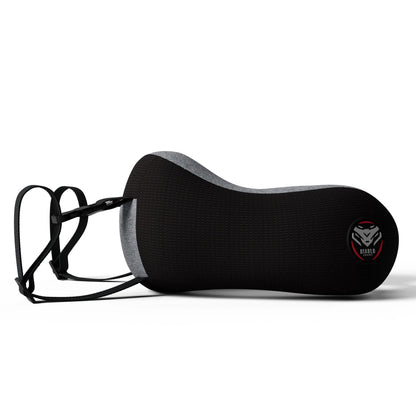 Kelioninė kaklo pagalvė lėktuvui pilka-juoda Diablo TRAVEL PILLOW