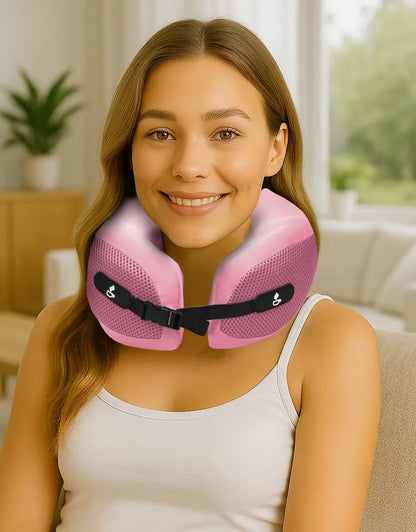 Kelioninė kaklo pagalvė Medi Sleep, rožinė