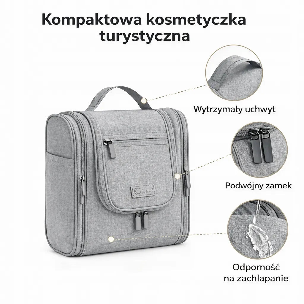 Kelioninė kosmetinė, kosmetikos organizatorius 24×24 cm