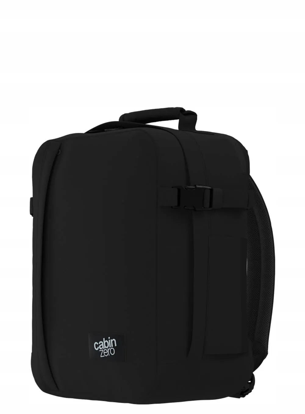 Kelioninė kuprinė 2 viename „CabinZero Classic Tech 28 L“ – „Absolute Black“
