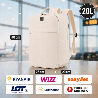 Kelioninė kuprinė į lėktuvą 40x26x20 TVIRTA RYANAIR rankinis bagažas