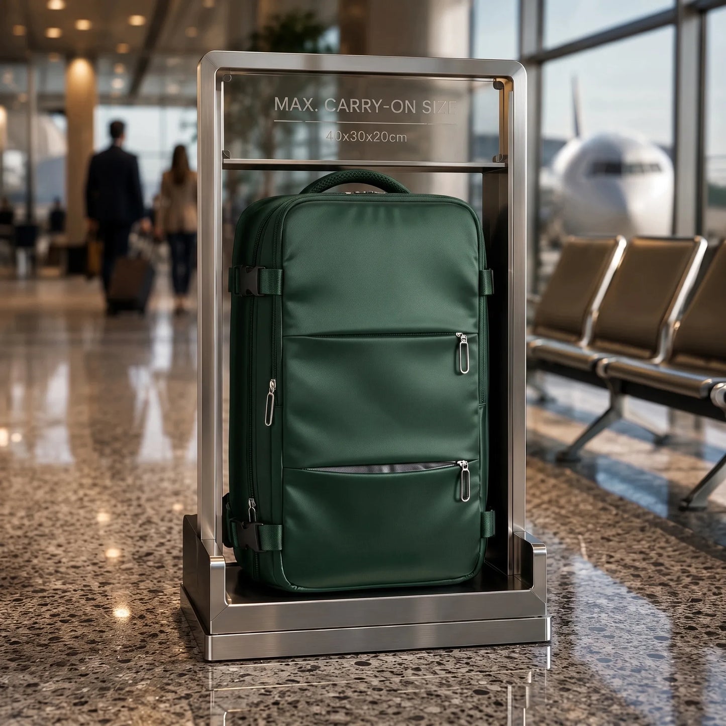 Kelioninė kuprinė lėktuvui, rankinis bagažas 40x30x20 cm Ryanair Wizz Air 20l