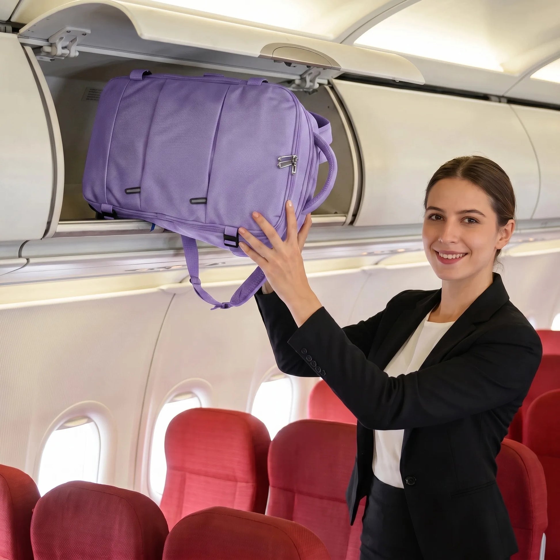Kelioninė kuprinė lėktuvui rankinis bagažas 40x30x20cm Ryanair Wizz Air 20l