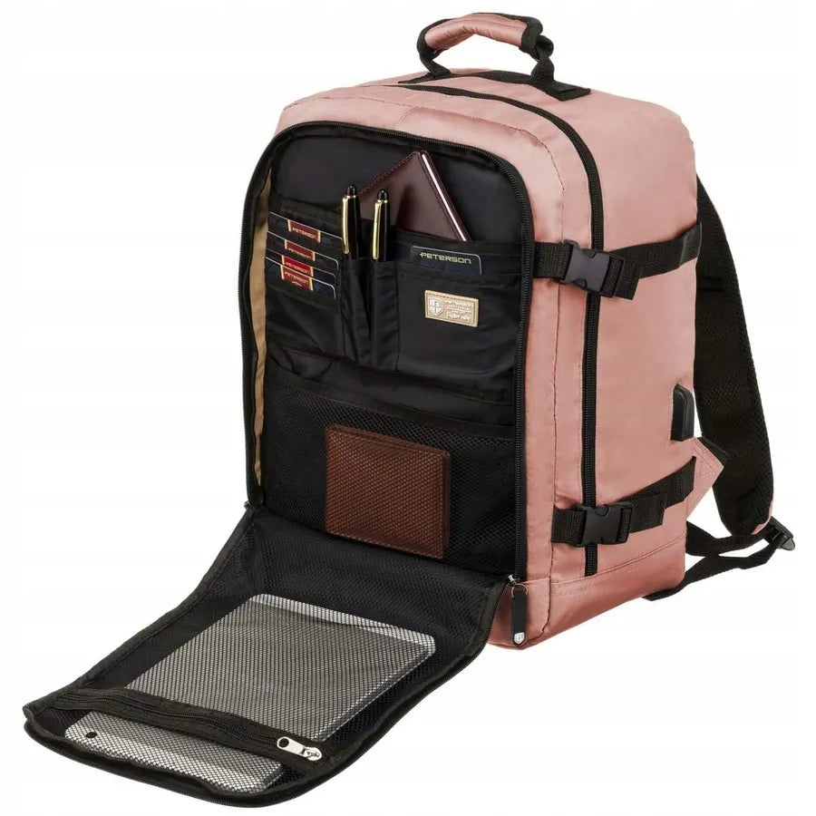 Kelioninė kuprinė Peterson PTN APP-6653 PINK, rožinė