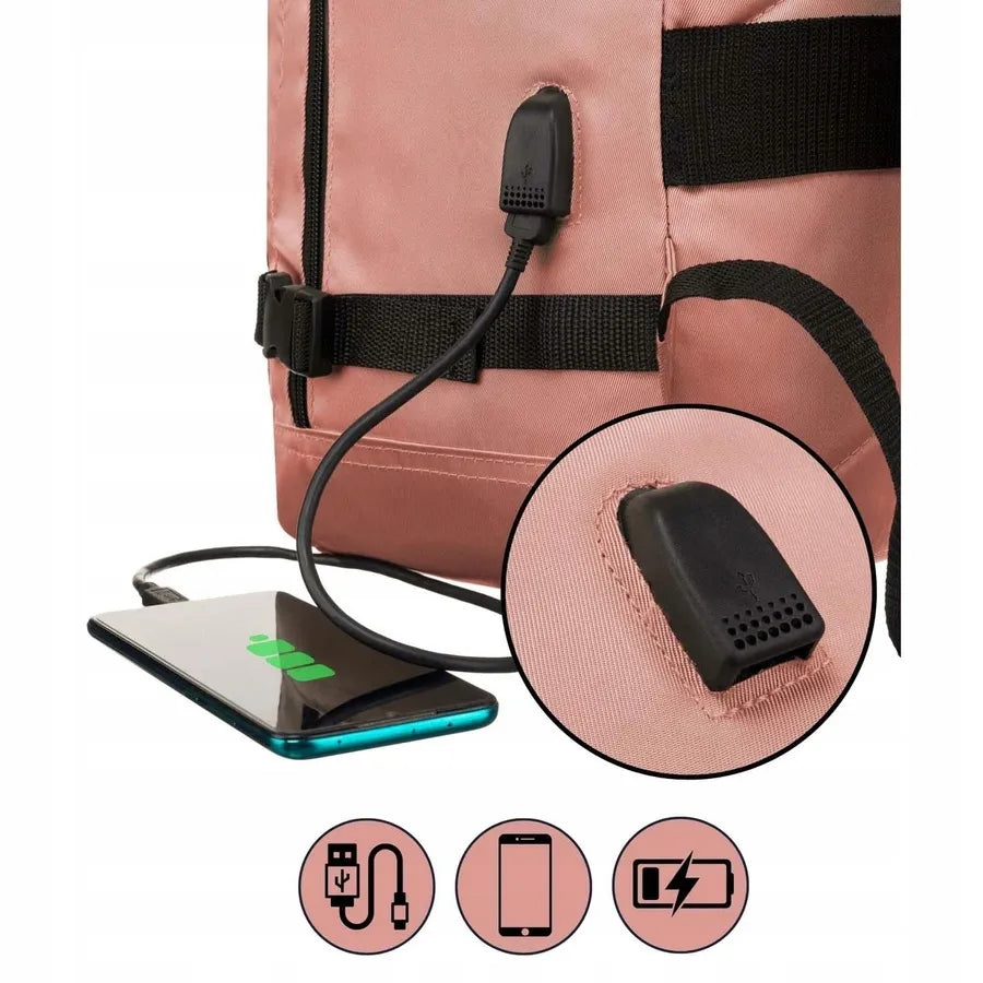 Kelioninė kuprinė Peterson PTN APP-6653 PINK, rožinė