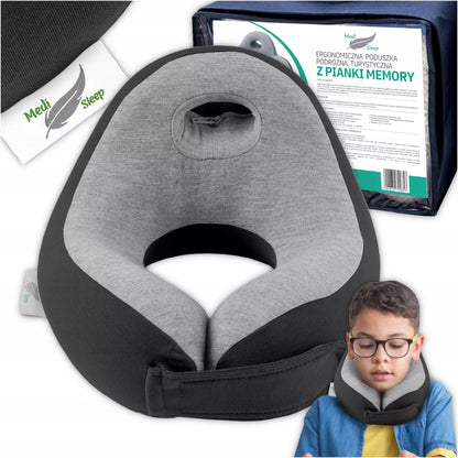 Kelioninė pagalvė vaikams Medi Sleep, kaklo pagalvė automobiliui, „Memory“ puta