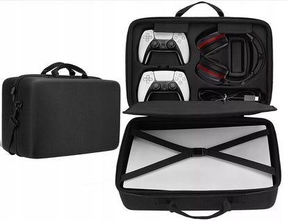 Kelioninis dėklas-lagaminas, sustiprintas dėklas, skirtas PS5 Slim / PS5 D-Chassis ir pulteliams