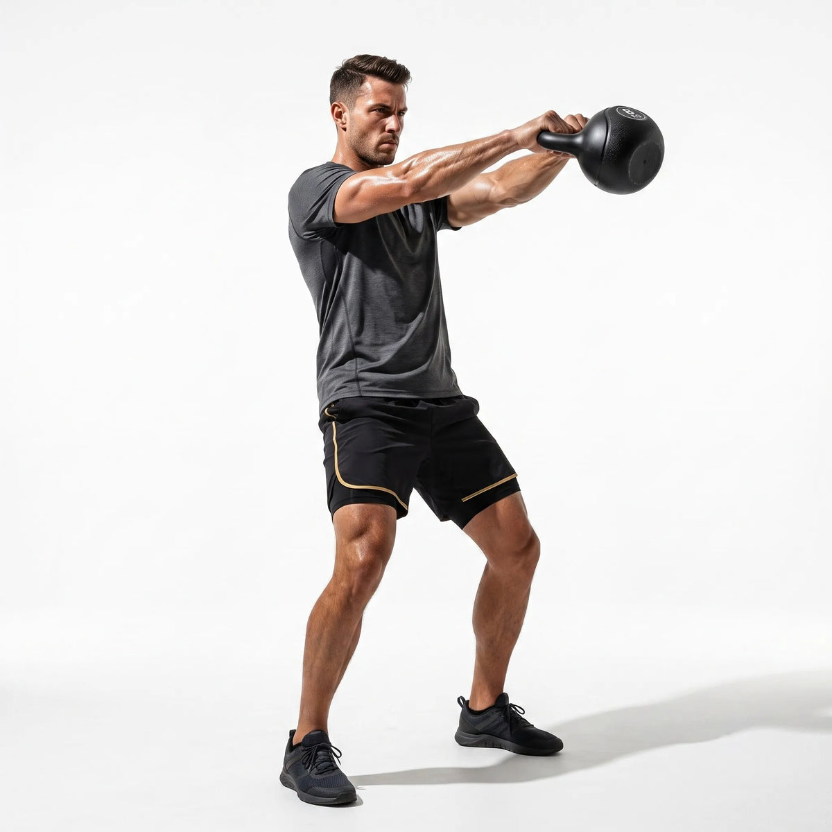 Kettlebell 4 kg – treniruočių svarmuo fitnesui ir „CrossFit“
