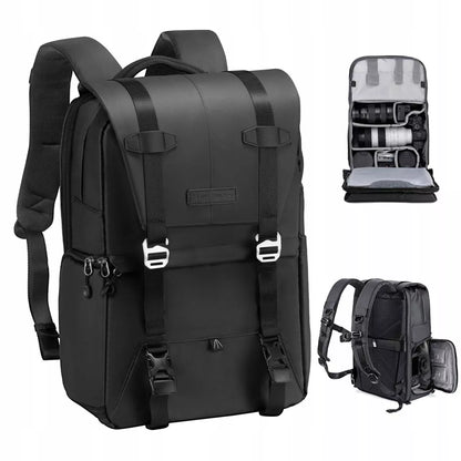 K&F Concept Beta V6 20L fotokuprinė fotoaparatui, nešiojamam kompiuteriui ir dronui, vandeniui atspari