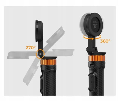 K&F CONCEPT FOTOGRAFINIS TRIKOJIS MONOPODAS 162cm KROTIKLIUI + NUOTOLINIO VALDYMO PULTELIS