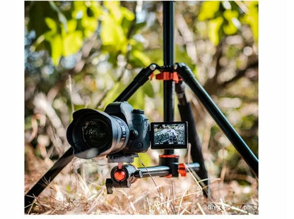 K&F Concept K234A7+FH-03 aliuminio ir magnio trikojis stovas, 231 cm, su horizontalia kolona