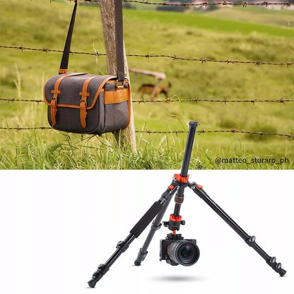 K&F Concept trikojis monopodas 177cm su K254A3 galvute