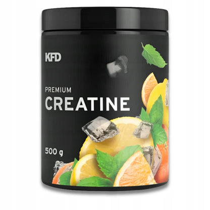 KFD kreatino monohidratas „Premium Creatine“, limonado skonio, 500 g