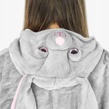 Kigurumi pižama „Szary Królik“, L dydis, 165–175 cm