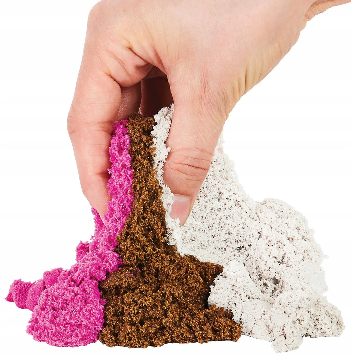 Kinetic Sand ledų gardumynų ledainė – kvapnus kinetinis smėlis, 3 spalvos