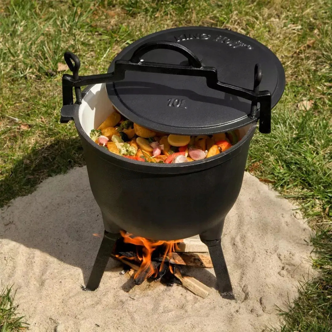 Kinghoff 10 litrų ketaus puodynė