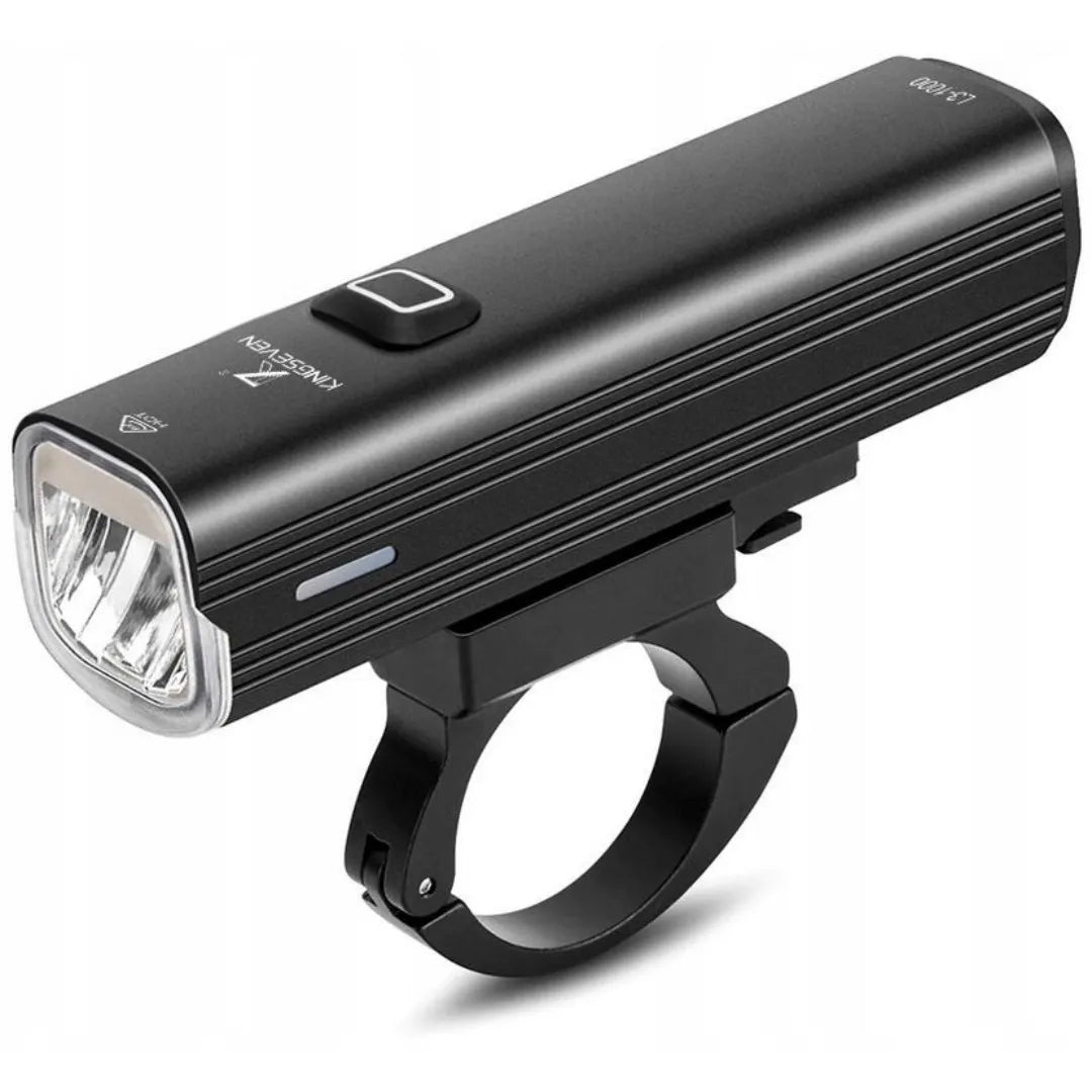 KINGSEVEN L3-1000 LED dviračio priekinis žibintas 1000lm 5 režimai 4800mAh + galinis žibintas