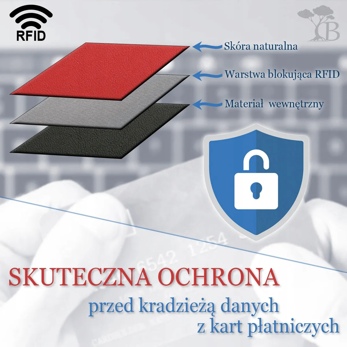 Klasikinis didelis horizontalus vyriškas odinis piniginės Beltimore juodas natūrali oda
