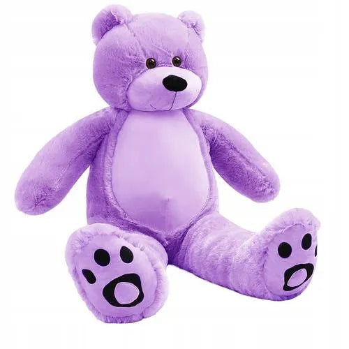 Klasikinis pliušinis meškiukas - violetinis 90 cm