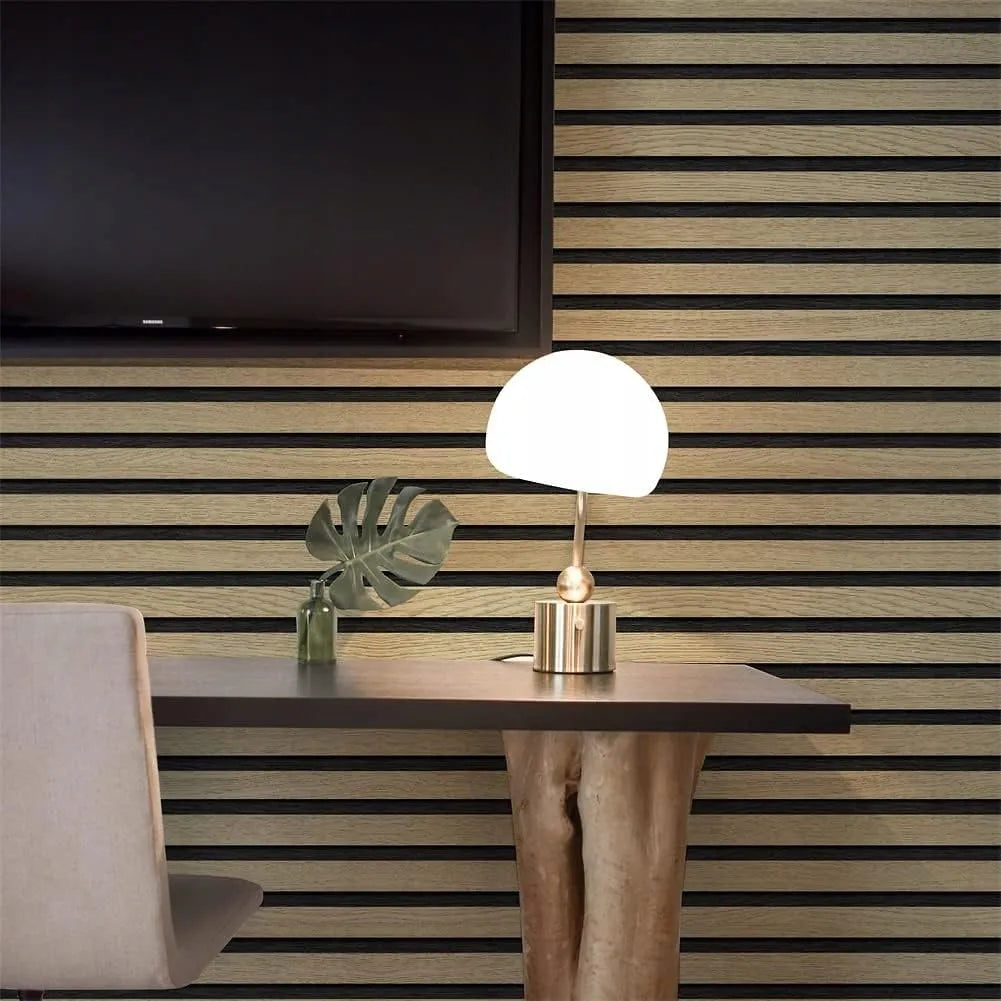 Koanni 3D lipnus tapetai su medžio lentų raštu, 45 cm x 10 m
