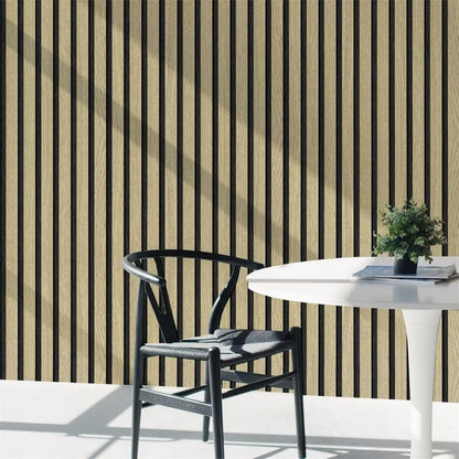Koanni 3D lipnus tapetai su medžio lentų raštu, 45 cm x 10 m