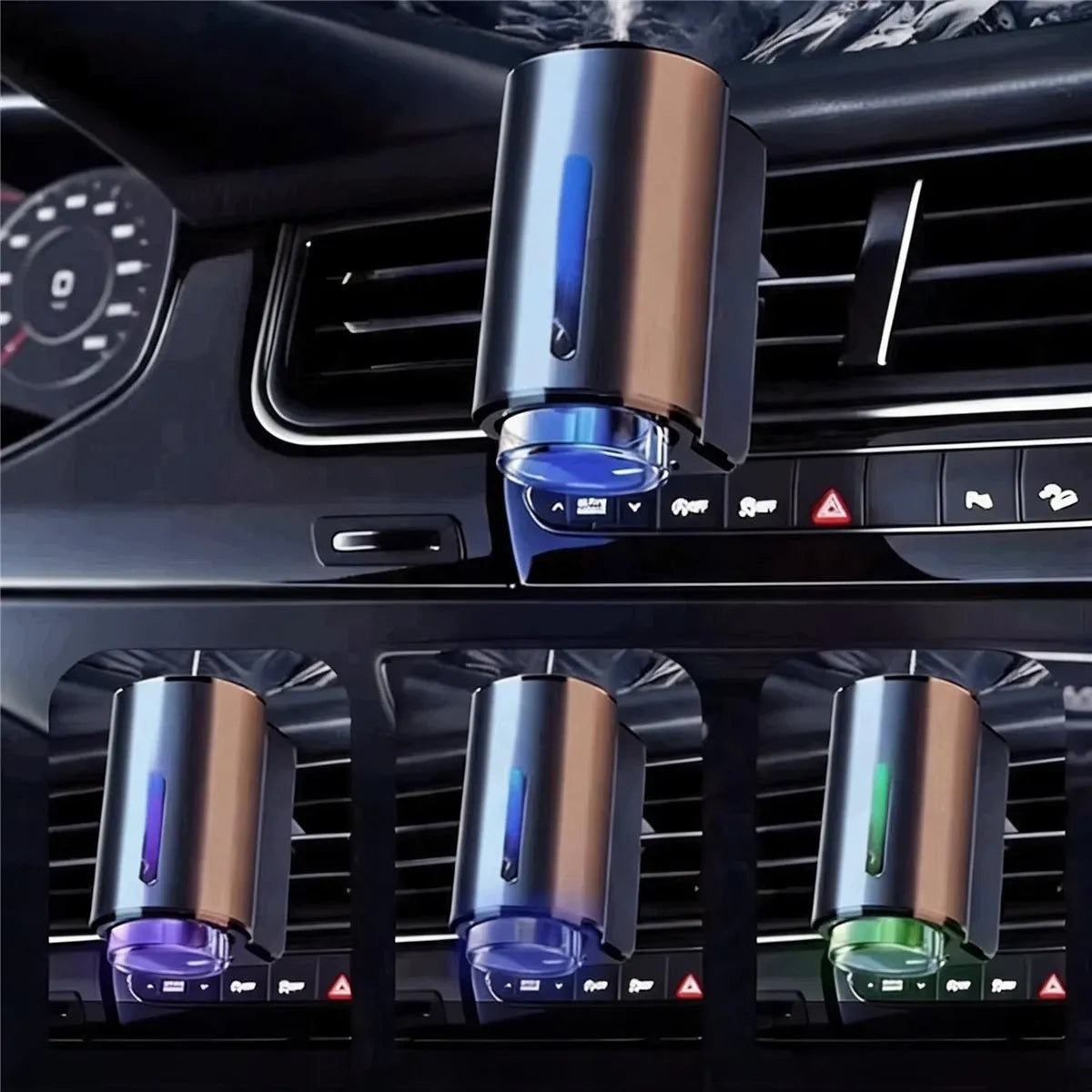 Kompaktiškas bekvapis automobilinis aromato difuzorius ir oro drėkintuvas