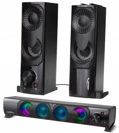 Kompiuterinės kolonėlės PC nešiojamam kompiuteriui 2-in-1
