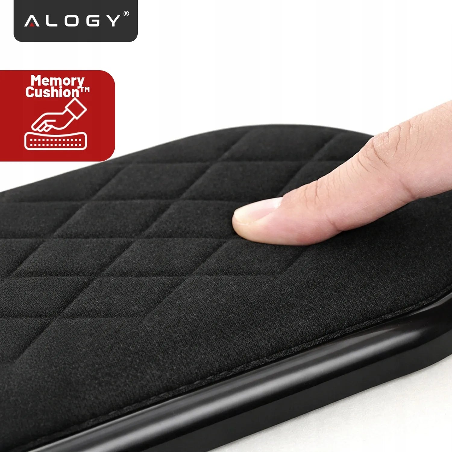 Kompiuterio alkūnės atrama Alogy ErgoElbow™ stalo prailgintuvas juoda