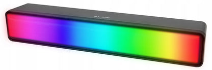 Kompiuterio garsiakalbiai 2.0 BLOW žaidimų garso juosta LED RGB spalvos USB 5V