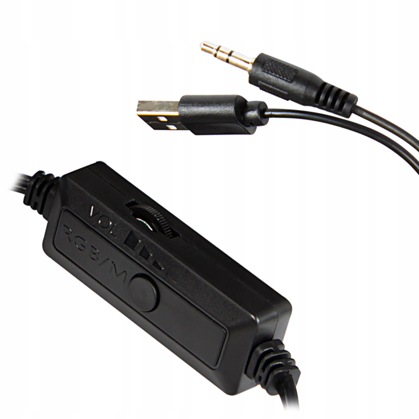 Kompiuterio garsiakalbiai 2.0 BLOW žaidimų garso juosta LED RGB spalvos USB 5V