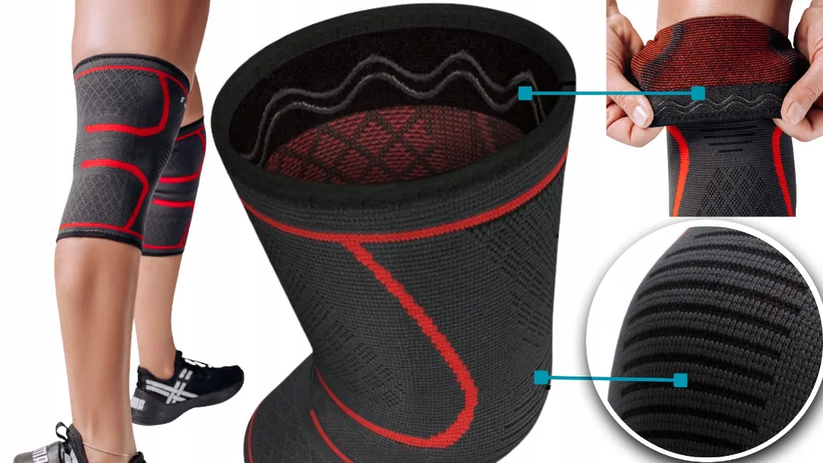 Kompresinė kelio įtvaro juosta, elastinis įtvaras MMA