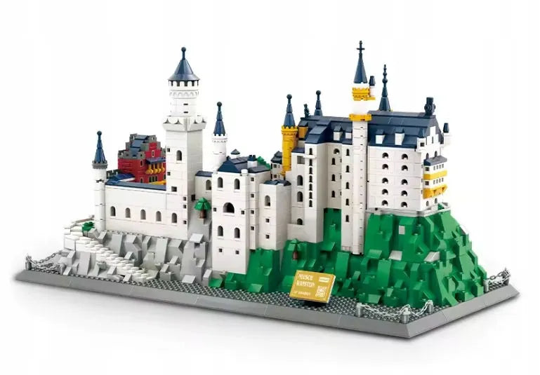Konstruktoriaus rinkinys „Neuschwanstein“ pilis, 1969 detalės