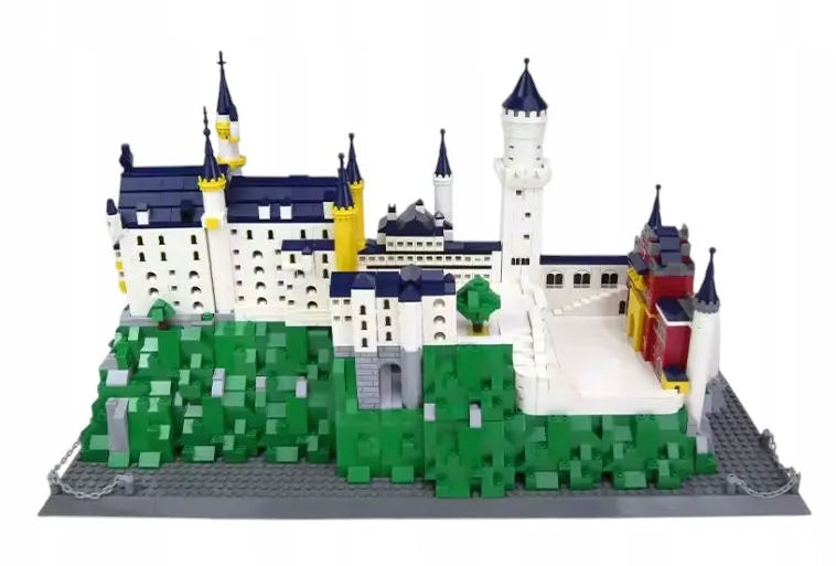 Konstruktoriaus rinkinys „Neuschwanstein“ pilis, 1969 detalės