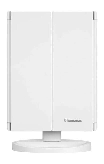 Kosmetinis veidrodis Humanas HS-ML04 su LED apšvietimu – baltas