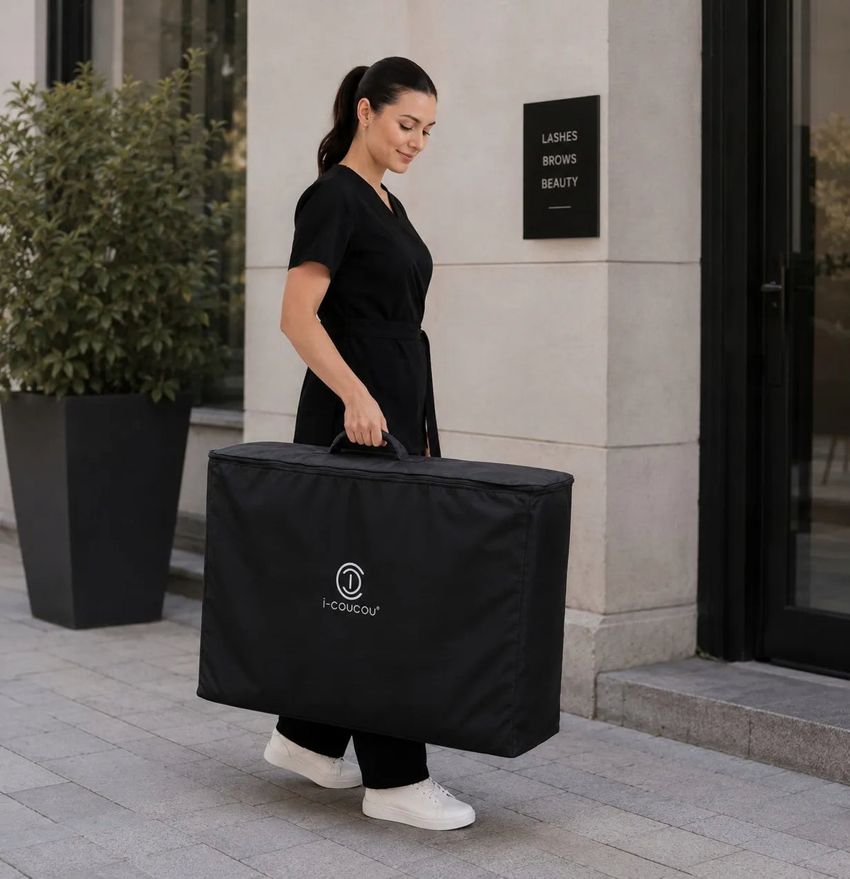 Kosmetologinė kėdė, gultas blakstienų priauginimui, SPA, pedikiūrui ir tatuiruotėms