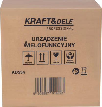 Kraft&Dele KD5346 4 viename automobilinis paleidimo įrenginys, 1200/600 A, 22 Ah, 12 V, su LED apšvietimu ir kompresoriumi