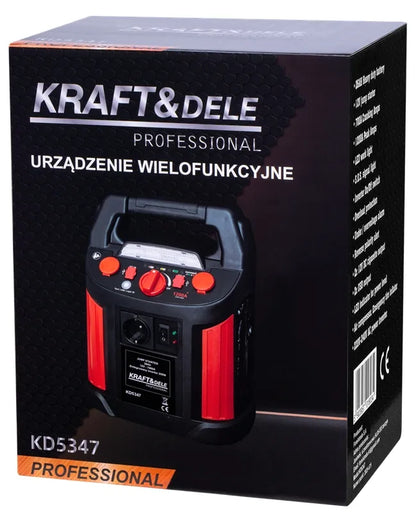 Kraft&Dele KD5347 užvedimo įrenginys, 12 V, 26 Ah, 1200/700 A, su inverteriu