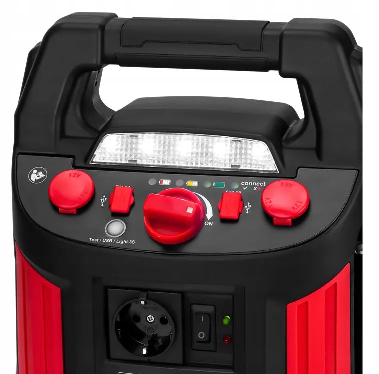 Kraft&Dele KD5347 užvedimo įrenginys, 12 V, 26 Ah, 1200/700 A, su inverteriu