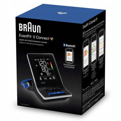 Kraujospūdžio matuoklis ant žasto BRAUN ExactFit 5 Connect BUA6350 su 2 profesionaliais manžetais