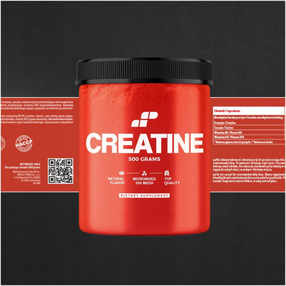 Kreatino monohidratas MP Sport, 2 × 500 g, 1 kg, 200 mesh