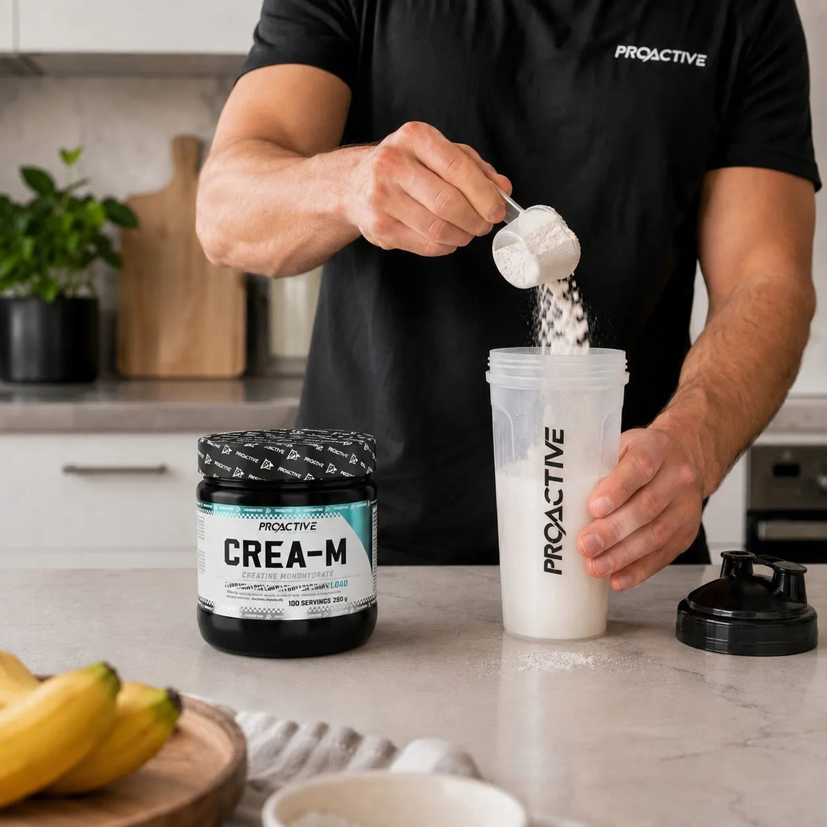 Kreatino monohidratas „ProActive Crea-M LOAD“, mango skonio, 500 g